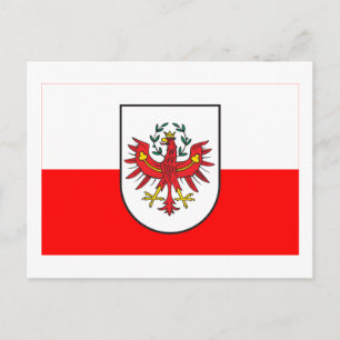 Carte Postale Drapeau du Tyrol, Autriche