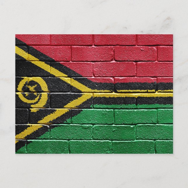 Carte Postale Drapeau du Vanuatu (Devant)