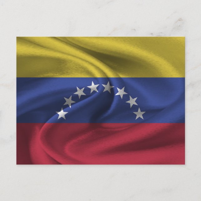 Carte Postale Drapeau du Venezuela (Devant)