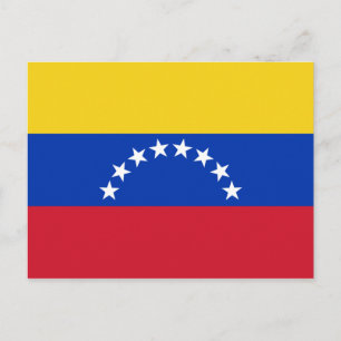 Carte Postale drapeau du venezuela