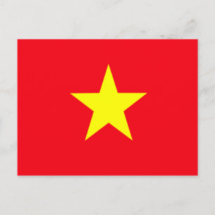 Carte Postale Drapeau du Vietnam