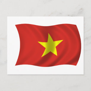 Carte Postale Drapeau du Vietnam