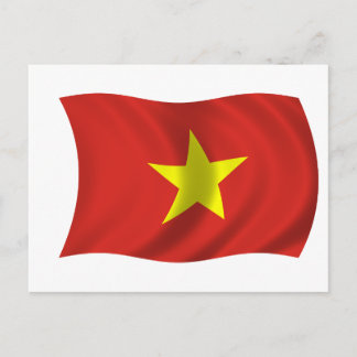 Carte Postale Drapeau du Vietnam