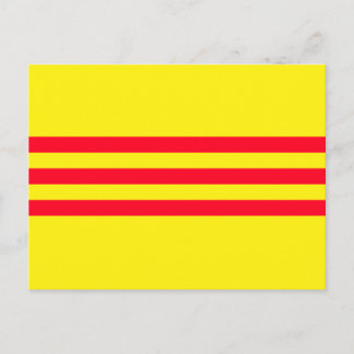 Carte Postale Drapeau du Vietnam du Sud