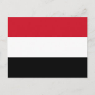 Carte Postale Drapeau du Yémen