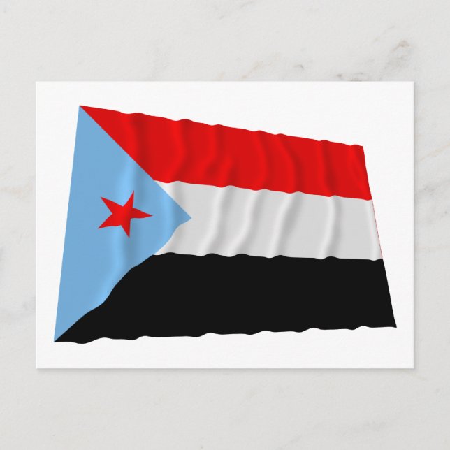 Carte Postale Drapeau du Yémen du Sud (1967-1990) (Devant)