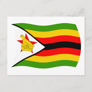 Carte postale Drapeau du Zimbabwe