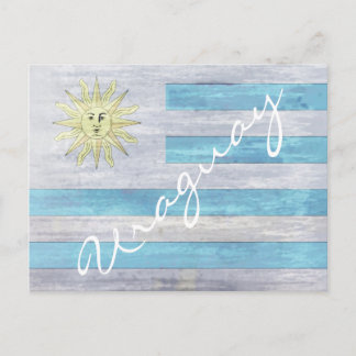 Carte Postale Drapeau d'Uraguay