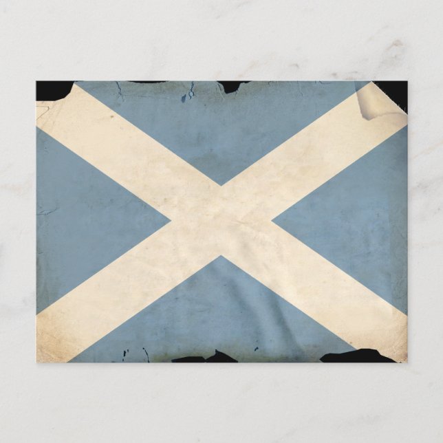 Carte Postale Drapeau écossais (Devant)