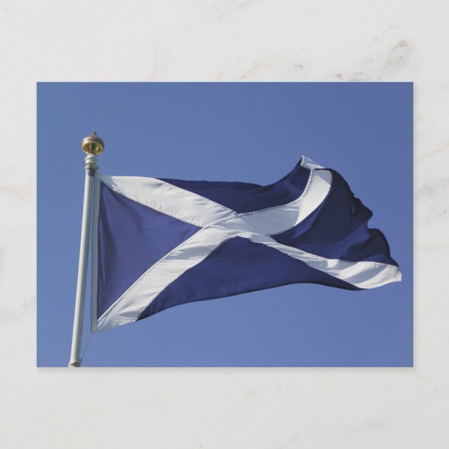 Carte Postale Drapeau écossais (Devant)