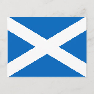 Carte Postale Drapeau écossais Saint Andrew’s Cross Sal