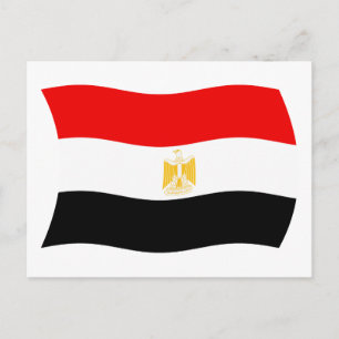Carte postale Drapeau Égypte