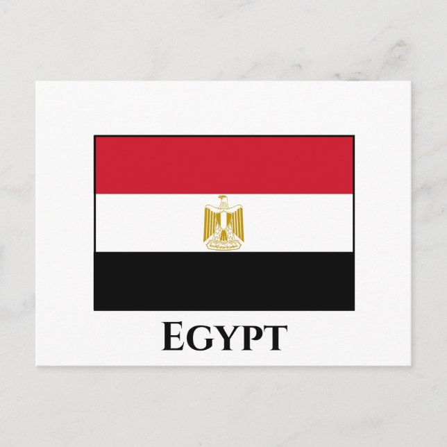 Carte Postale Drapeau égyptien (Devant)