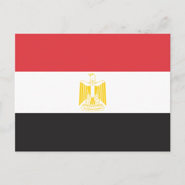 Carte Postale Drapeau égyptien (Devant)