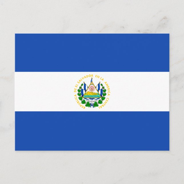 Carte postale Drapeau El Salvador (Devant)