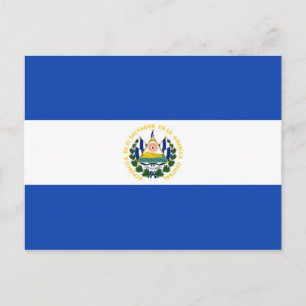 Carte postale Drapeau El Salvador