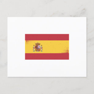 Carte Postale Drapeau Espagne