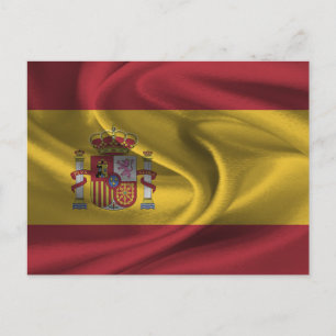 Carte Postale Drapeau Espagne