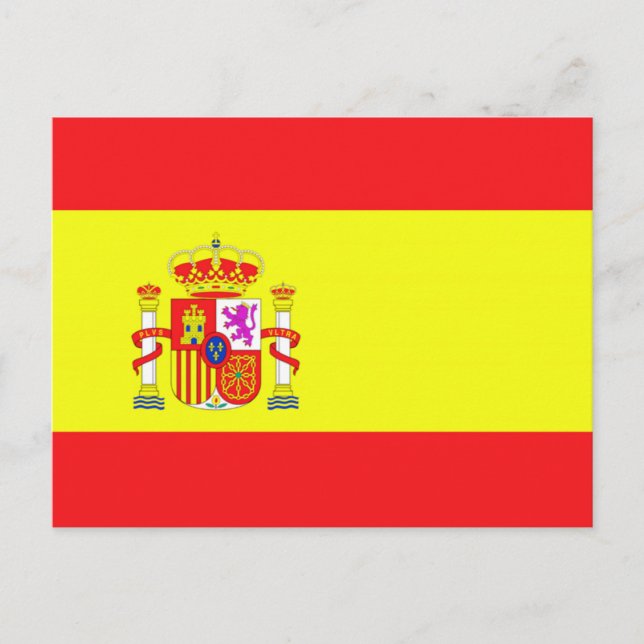 Carte Postale Drapeau espagnol (Devant)