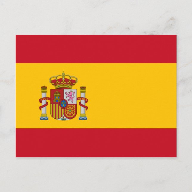 Carte Postale Drapeau espagnol (Devant)