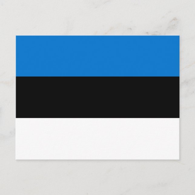 Carte Postale Drapeau estonien (Devant)