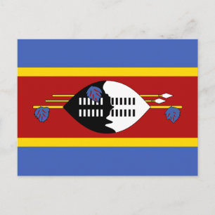 Carte Postale Drapeau Eswatini