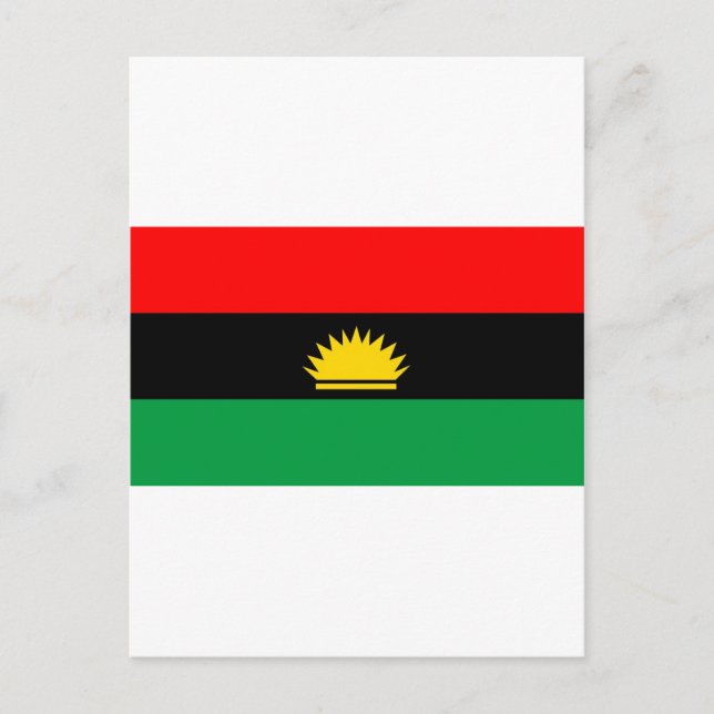 Carte Postale Drapeau ethnique des minorités de la république du (Devant)