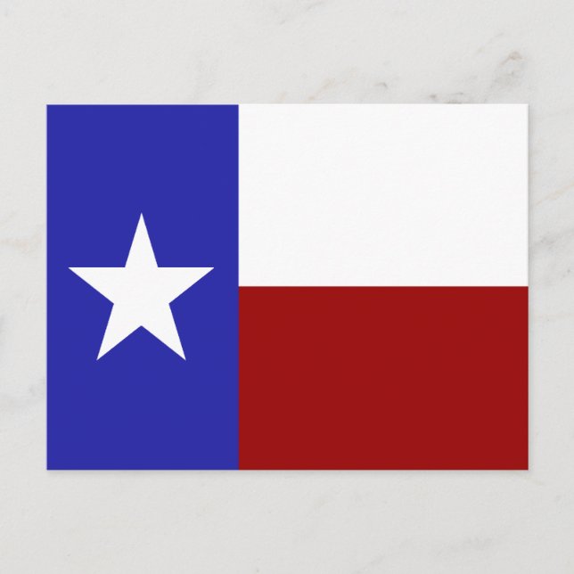 Carte Postale Drapeau étoile solitaire (Devant)