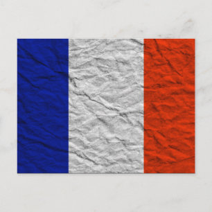 Carte Postale drapeau français