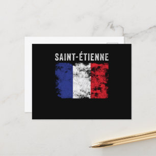 Carte Postale Drapeau français Saint-Étienne