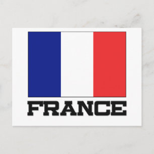 Carte Postale Drapeau France