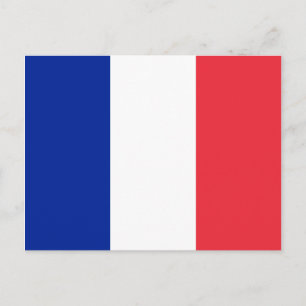 Carte Postale Drapeau France