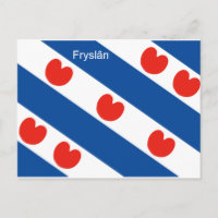 Drapeau frison Friesland Holland