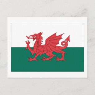 Carte Postale Drapeau gallois