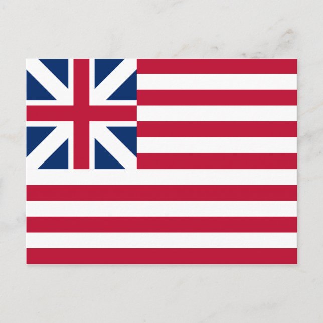 Carte Postale Drapeau Grand Union des États-Unis (Devant)
