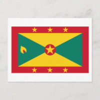 Carte postale Drapeau Grenade