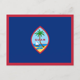 Carte Postale Drapeau Guam