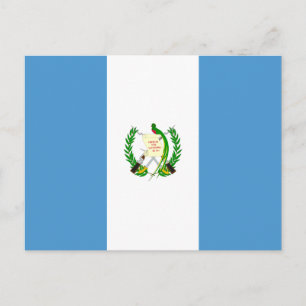 Carte postale Drapeau Guatemala