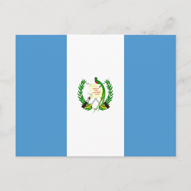 Carte postale Drapeau Guatemala (Devant)