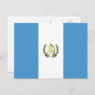 Carte Postale Drapeau guatémaltèque, Drapeau du Guatemala