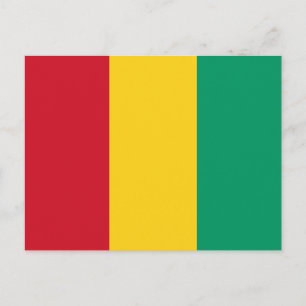 Carte Postale Drapeau Guinée