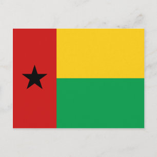 Carte postale Drapeau Guinée-Bissau
