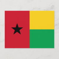 Carte postale Drapeau Guinée-Bissau