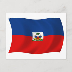 Carte postale Drapeau Haïti