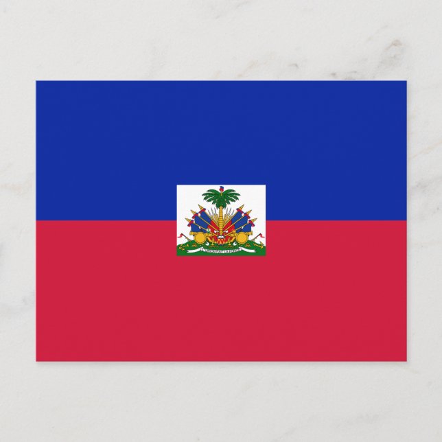 Carte postale Drapeau Haïti (Haïti) (Devant)