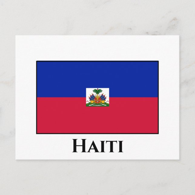 Carte Postale Drapeau Haïti (Haïti) (Devant)