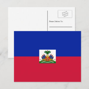 Carte Postale Drapeau haïtien, Drapeau d'Haïti