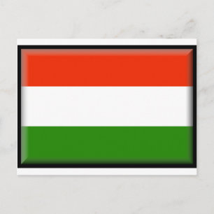 Carte Postale Drapeau Hongrie