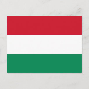 Carte postale drapeau Hongrie