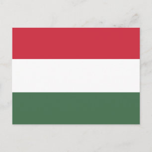 Carte Postale Drapeau Hongrie